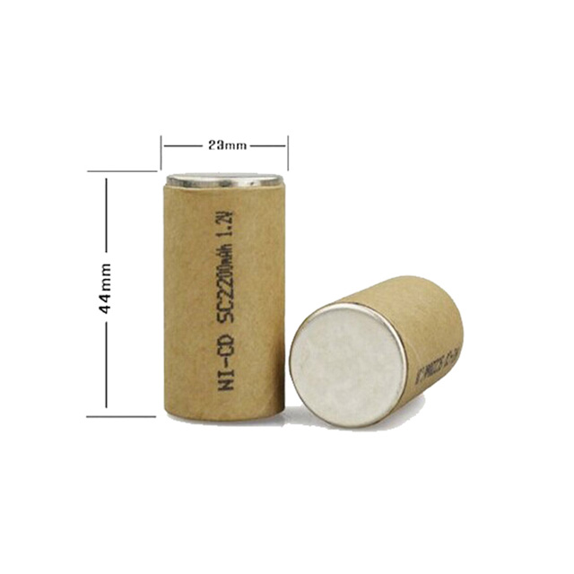 Аккумуляторная батарея ni-cd sc 1,2 v 1200mAh 1700mAh 2200mAh