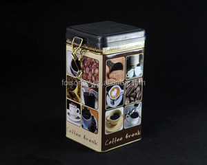 Vente en gros de boîte en métal hermétique de qualité alimentaire avec logo personnalisé Caractéristique recyclable pour les emballages de café et de thé - Product Image 6