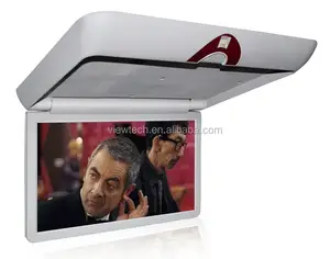 19.5 inç aşağı çevirmek araba çatı monitörü ile USB/SD/DVD OYNATICI fonksiyonlu araba monitörlü tv otobüs İçin uygun