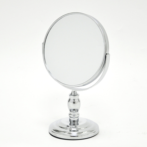 Miroir sur pied rond 2 en 1 en fil de cuivre classique - Product Image 4