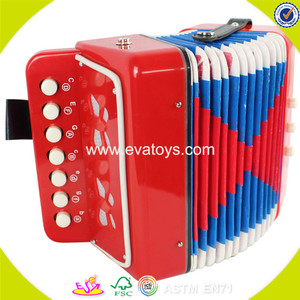 Venta al por mayor de alta calidad niños de juguete de madera acordeón profesional de los niños de piano de acordeón W07K006A - Product Image 4