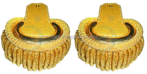 OEM oro lingotes flecos gruesos otoño charreteras moda traje dorado para Cine uso equipo de defensa personal al por mayor - Product Image 6
