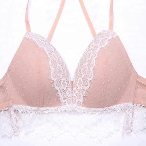 Hot Sexy Spand Ex algodón malla bordado sujetador y Panty brasero - Product Image 6