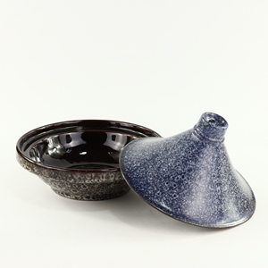 <span class=keywords><strong>Tajine</strong></span> — petit Pot en argile jine de cuisson marocain, glaçure conductrice en céramique - Product Image 2