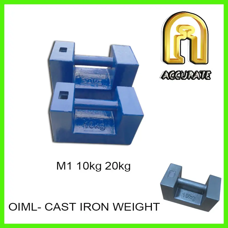 Fabrik preis M1 20kg Test gewicht Belastungs test gewicht Gusseisen gewicht 20kg