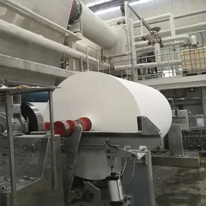 Máquina de fabricación de papel higiénico, pulpa virgen completamente automática, certificación CE, 10 t/d