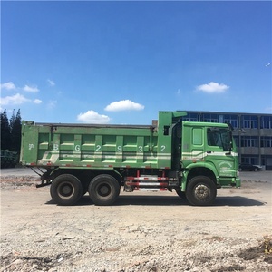 Marca HOWO Usado 6X4 8X4 Camión volquete usado para la construcción (color verde/rojo/verde claro) Precio de venta - Product Image 2