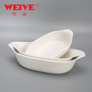 Plateau de service imprimé personnalisé gratin plat en céramique plaque de cuisson avec poignée - Product Image 3