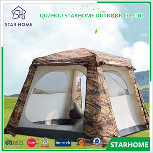 Fonte di fabbrica eccellente Quzhou 5-8 persone all'aperto camuffamento campeggio tenda automatica - Product Image 6