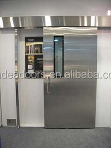 Puerta de revestimiento en polvo para entrada o salida de Hospital, ventana de vidrio, sala de operaciones - Product Image 3