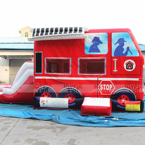 <span class=keywords><strong>Location</strong></span> commerciale Vie De <span class=keywords><strong>Vacances</strong></span> Gonflables <span class=keywords><strong>Château</strong></span> gonflable Personnalisé Feu Camion Gonflable Maison de Rebond - Product Image 2