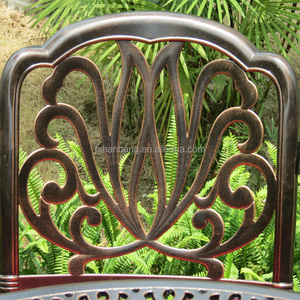 Per tutte le stagioni bronzo nero bianco pesante in alluminio fuso per esterni mobili da giardino elisabeth stile europeo moderno per alberghi - Product Image 5