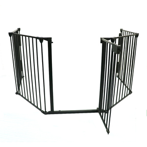 <span class=keywords><strong>Barrière</strong></span> de sécurité pliable en métal à 5 panneaux, <span class=keywords><strong>barrière</strong></span> de sécurité pour animaux domestiques, <span class=keywords><strong>barrière</strong></span> de <span class=keywords><strong>cheminée</strong></span>, clôture de protection, parc pour <span class=keywords><strong>bébé</strong></span> en métal - Product Image 2