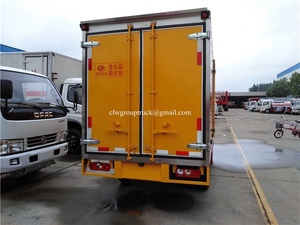YUEJIN 4x2 Van camión caja seca camión <span class=keywords><strong>de</strong></span> <span class=keywords><strong>transporte</strong></span> <span class=keywords><strong>de</strong></span> mercancías peligrosas camión para la venta - Product Image 6