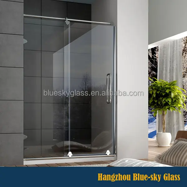 304 stainless steel bathroom sliding glass doors