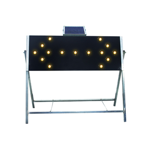 Led Route Construction Métal Feu <span class=keywords><strong>De</strong></span> <span class=keywords><strong>Signalisation</strong></span> Solaire Virage à Droite Flèche Signes - Product Image 6