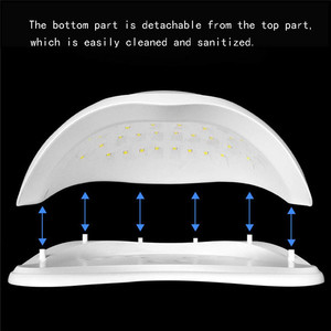Sèche-ongles à deux mains, grand espace, professionnel, 72W, photothérapie, sèche-ongles électrique à gel <span class=keywords><strong>UV</strong></span> LED, <span class=keywords><strong>lampe</strong></span> à ongles, <span class=keywords><strong>machine</strong></span> de manucure de salon - Product Image 4