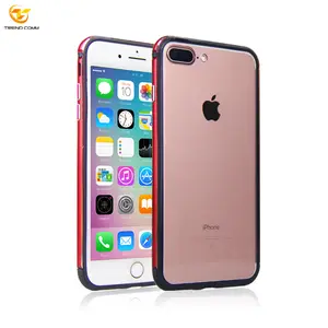 New Custom Metal Aluminum Bumper Phone Case Cover for iPhone 8 plus 3 in 1