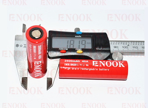 Bunu deneyin! 2016 yeni marka enook pil 18650 <span class=keywords><strong>3</strong></span>.7 V Şarj Edilebilir Pil 20A Yüksek Deşarj <span class=keywords><strong>3</strong></span>.7 V 2600 mAh buharlar için. - Product Image 3
