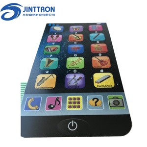 สวิตช์คีย์บอร์ดเมมเบรนพิมพ์ดิจิตอลเครื่องดนตรีมากมายปุ่มแบน - Product Image 4