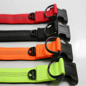 Colliers pour chien de compagnie, Logo personnalisé de luxe, en Nylon uni et vierge, réglable, Oem, 2021 unités - Product Image 2