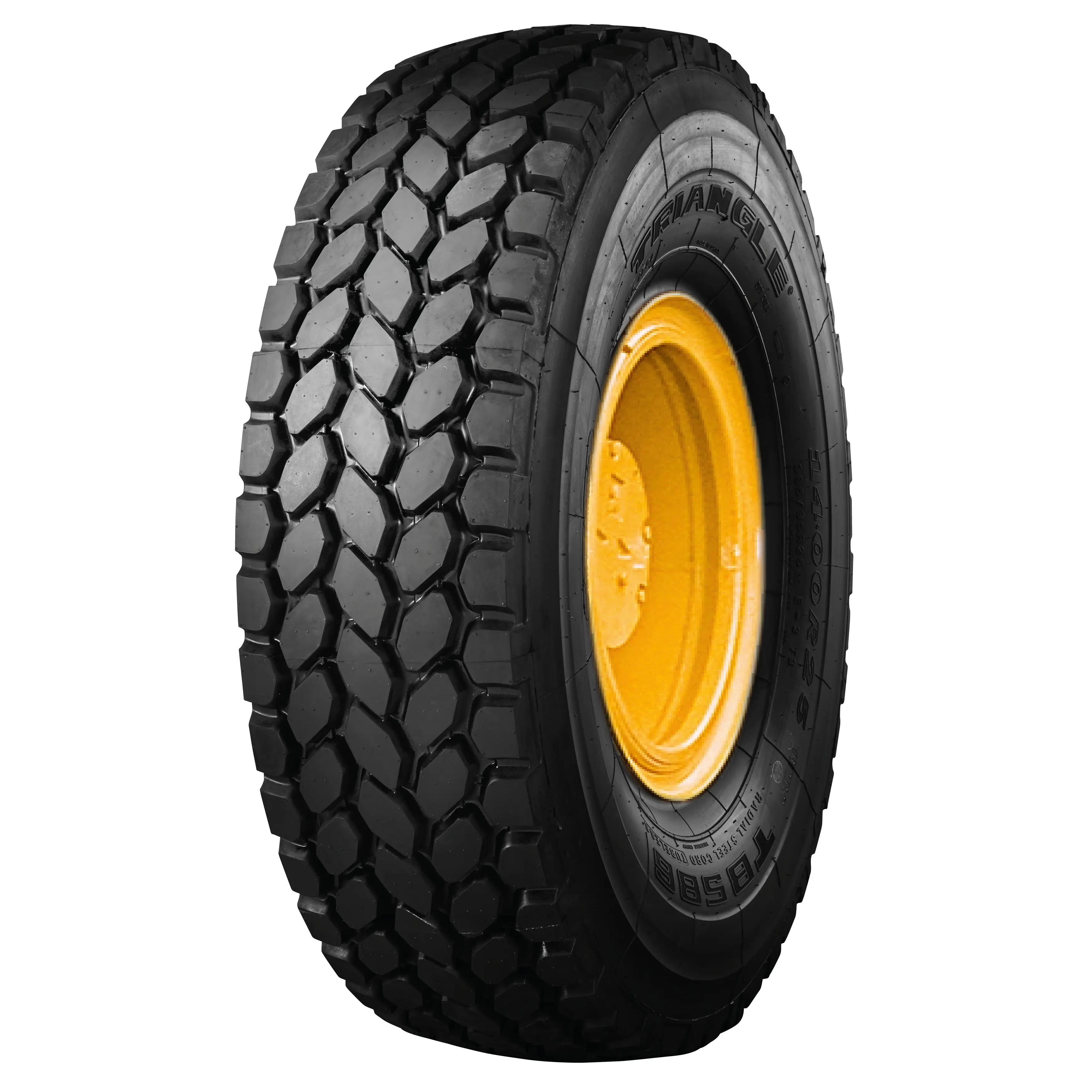 中国トップトライアングルブランド14.00R25(385/95R25) TB586中古トラックタイヤ工場直販モバイルクレーン