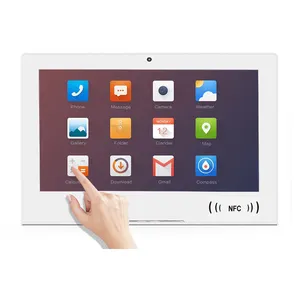 Tablet PC Android Desktop 10 Inci Nfc Android 8.1 Poe Kios/Tablet Umpan Balik dengan Rs232/Rs232