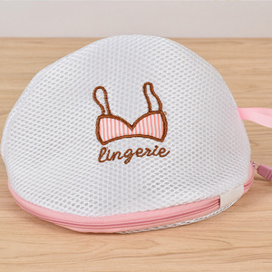 100% Polyester Sandwich <strong>Mesh</strong> Fabric Fashion <strong>Laundry</strong> <strong>Mesh</strong> <strong>Bag</strong> with Embroidery Logo Reusable &amp; Recyclable - Product Image 4