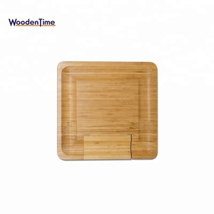 Bambú al por mayor cubiertos <span class=keywords><strong>quesos</strong></span> con cajón servidor conjunto plato grande de cortar de Bambú - Product Image 6