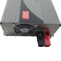 Meanwell Power Inverter 12V 24V 48V à 110V 220V Vrai Onde sinusoïdale 1500W Unique Argent Rouge Noir 3 Ans CE FCC ROHS 50/60hz CN;GUA
