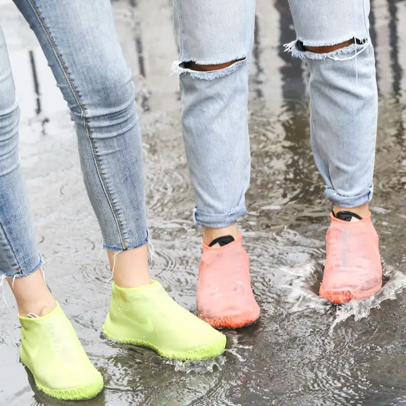 Waterproof Sneaker Overshoes Reusable Rain Protection Shoe Covers Adults Kids 