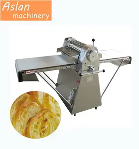 Roti Panggang Adonan Terpal Mesin/Pasta Dough Sheeter/Puff Pastry Menekan Mesin Peregangan