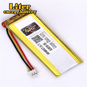Socket 2.0-3 P 3.7 V 453070 1200 mah factory high quality lithium polymer battery rechargeable li-ion battery lipo - Product Image 3