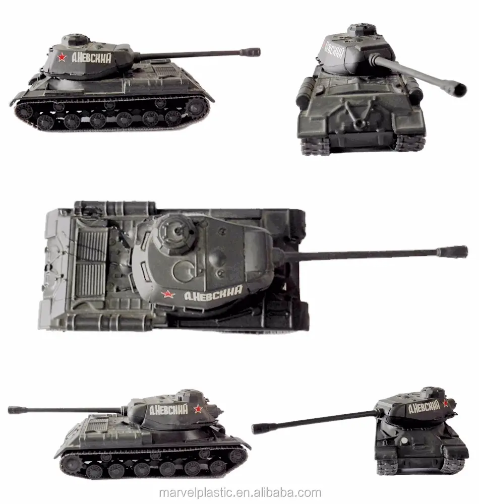 Plastic tank model miniature scale military toy