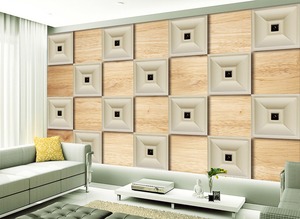 Intérieur <span class=keywords><strong>de</strong></span> luxe ignifuge fond décoratif 3d en cuir pu <span class=keywords><strong>mousse</strong></span> revêtement mural panneau - Product Image 5