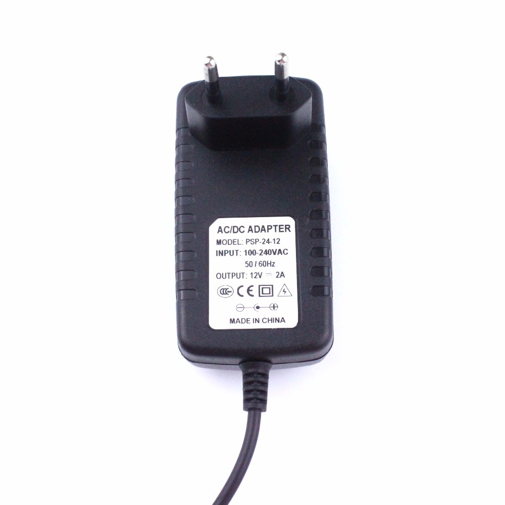 2017 vente chaude ac dc power adapter 24 V 24 W EU UK plug adaptateur