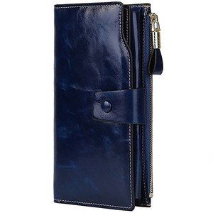 <span class=keywords><strong>Portafoglio</strong></span> da Polso in <span class=keywords><strong>Vera</strong></span> <span class=keywords><strong>Pelle</strong></span> con Cerniera e Protezione RFID per Donne - Product Image 1