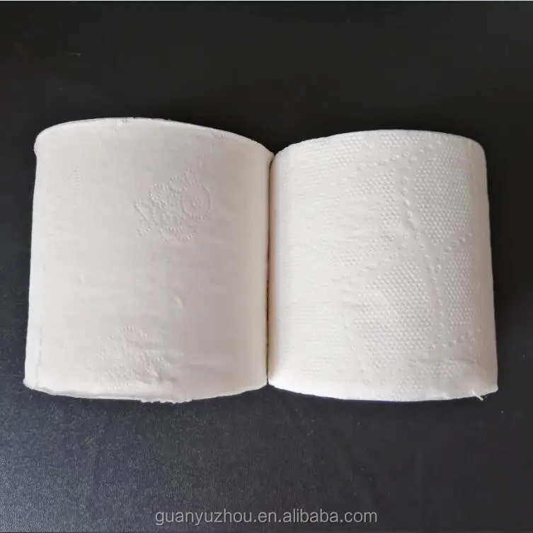 10/12 Rolls 2 Ply Toilet Tissue Paper Embossed Toilet Paper Roll Cheap Toilet Roll