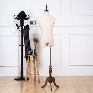 80F-3M <span class=keywords><strong>Hombre</strong></span> Medio Cuerpo Ropa Sastres Modista Hombres Maniquí PARA LA Venta - Product Image 4
