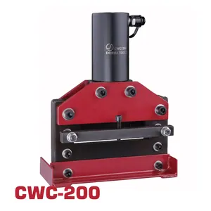 CWC-200 hydraulic press steel busbar cutting machine tools