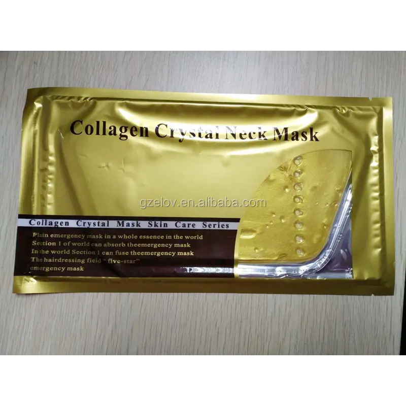 Collageen Crystal Nek Masker/Collageen Gold Powder Crystal Masker/Crystal Collageen Gold Hals Masker