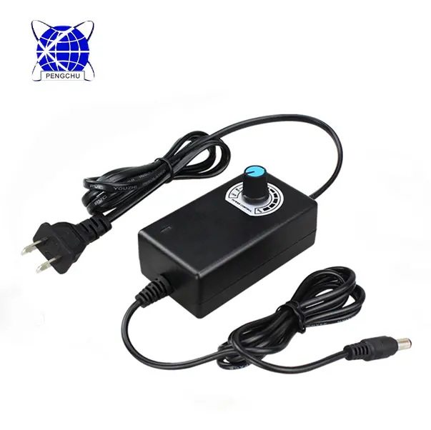 Variable voltage ac dc adapter 3-12v wall desktop adjustable charger 2a 24w with ul ce fcc rohs saa cb pse c-tick