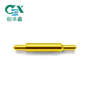 Slotted SMT test spring loaded contact pin brass pogo pin