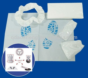 En 5 1 desechables coche limpio los kits de coche producto de cuidado de( cubierta de asiento, footmat la cubierta del volante) - Product Image 1