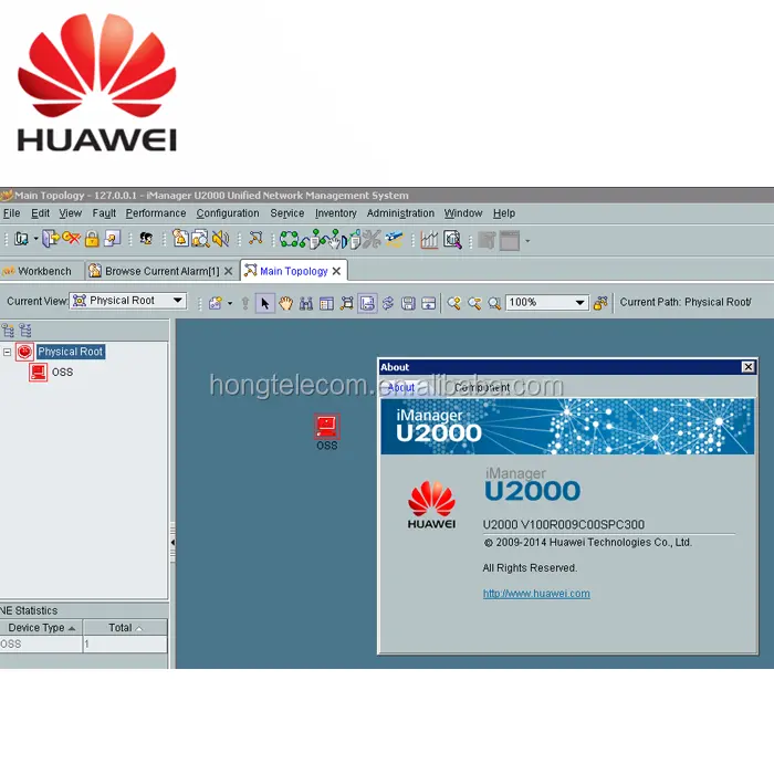 Perangkat Lunak Manajemen Jaringan NMS iManager Huawei U2000