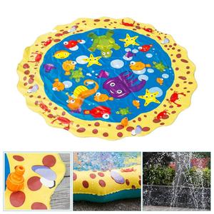 Alfombrilla de juegos inflable de verano para niños, almohadilla rociadora para salpicaduras de agua y natación, instalación de entretenimiento divertida para juegos de agua al aire libre - Product Image 4
