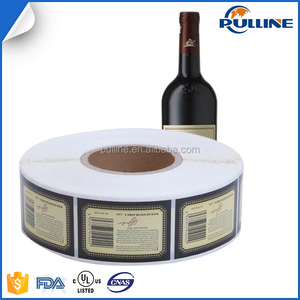 Estándar personalizado etiqueta de vino botellas de vino de tamaño etiqueta - Product Image 2