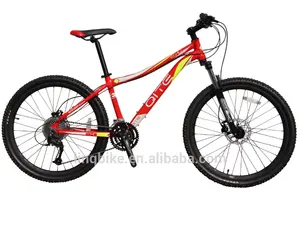 Hydraulic Dual Disc Brake 3x9 Speed Aluminum Frame Womens Mountain Bike 26 Inch