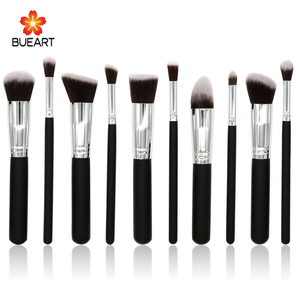 Dailyqueen Biểu Tượng Tùy Chỉnh 10 Pcs <span class=keywords><strong>Kabuki</strong></span> Bàn Chải Thiết Lập 30 Bộ Màu Hồng Màu Đen Vàng Hồng Vàng Nhãn Hiệu Riêng Mềm Tóc Trang Điểm Bàn Chải Thiết Lập - Product Image 6