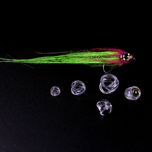 Cabezas de Pesca Transparentes para Atado de Moscas con Ojos 3D, Cabezas de Pesca Suspendidas para Agua Salada, Repuesto para Atado de Moscas con Curado UV - Product Image 5